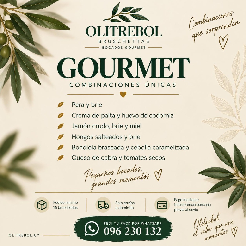 Carta Gourmet - Olitrebol Bruschettas