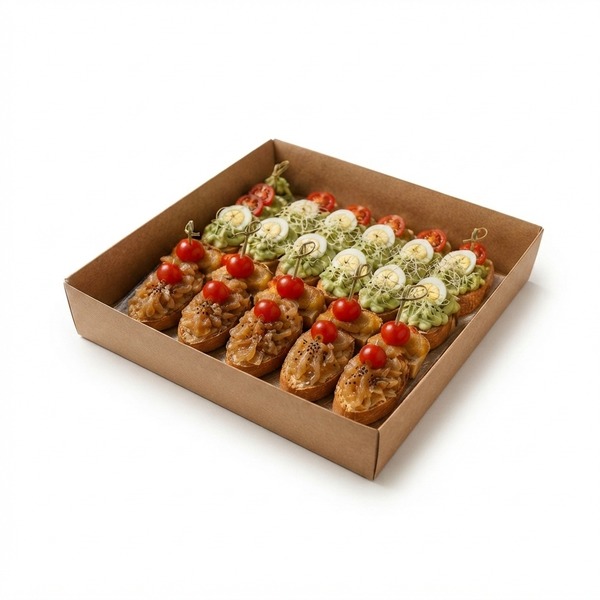 Pack Mix de 32 bruschettas gourmet
