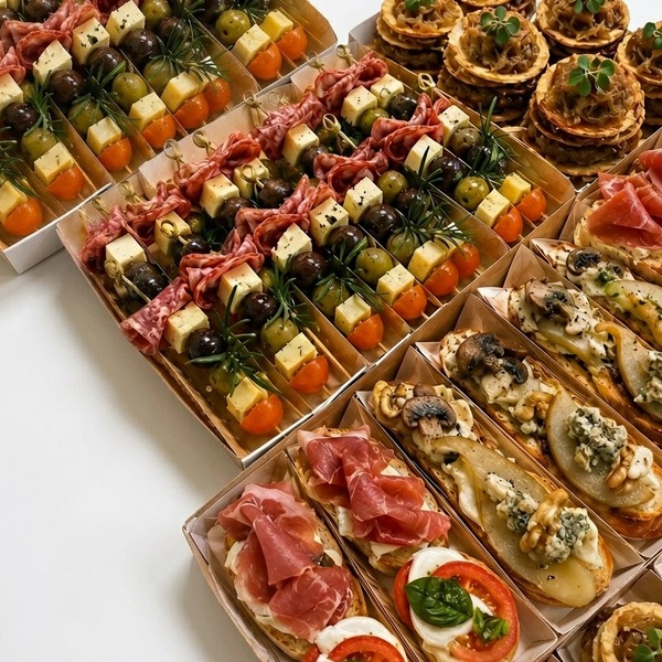 Pack Recepción de 44 piezas gourmet