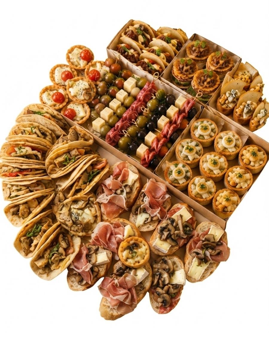 Box Momentos con 72 bocados gourmet surtidos