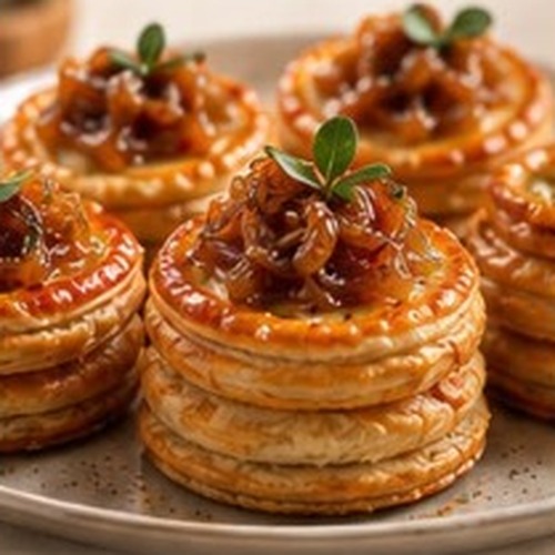 Milhojas de bondiola gourmet