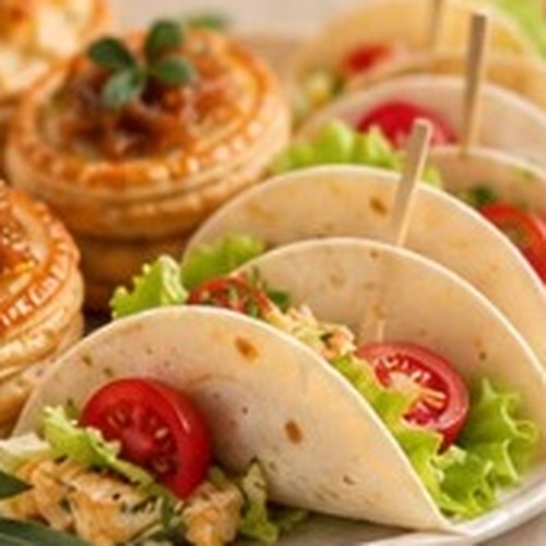Tacos de pollo gourmet
